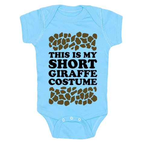Short Giraffe Costume Baby One Piece